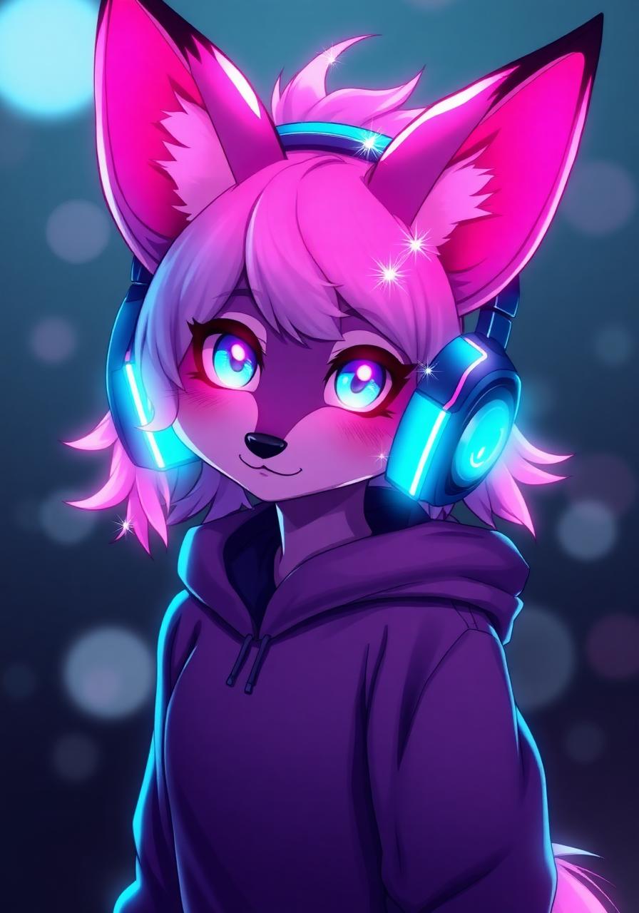Neon Fox VTuber Rig · £480 — VTuber Rig