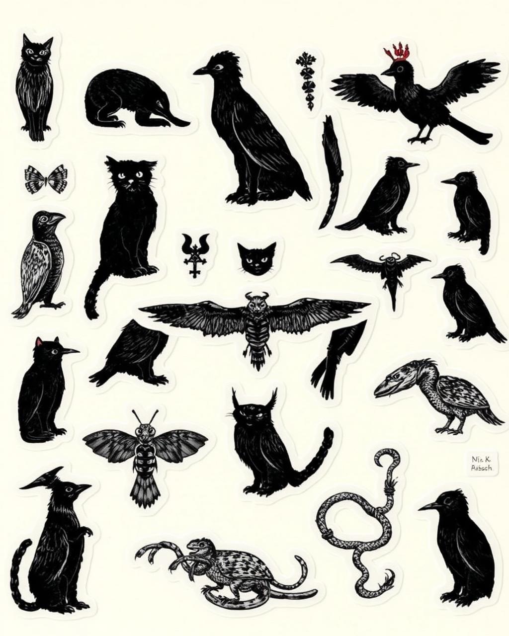 Witchy Familiars Sticker Pack · £18 — Sticker Pack